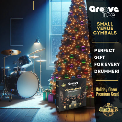 Groove Lite Cymbal Pack For Small Venues | 7-Piece Cymbal Set With Medium Noise